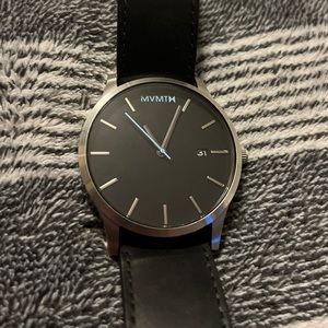 Men’s MVMT men’s silver and black 44mm watch